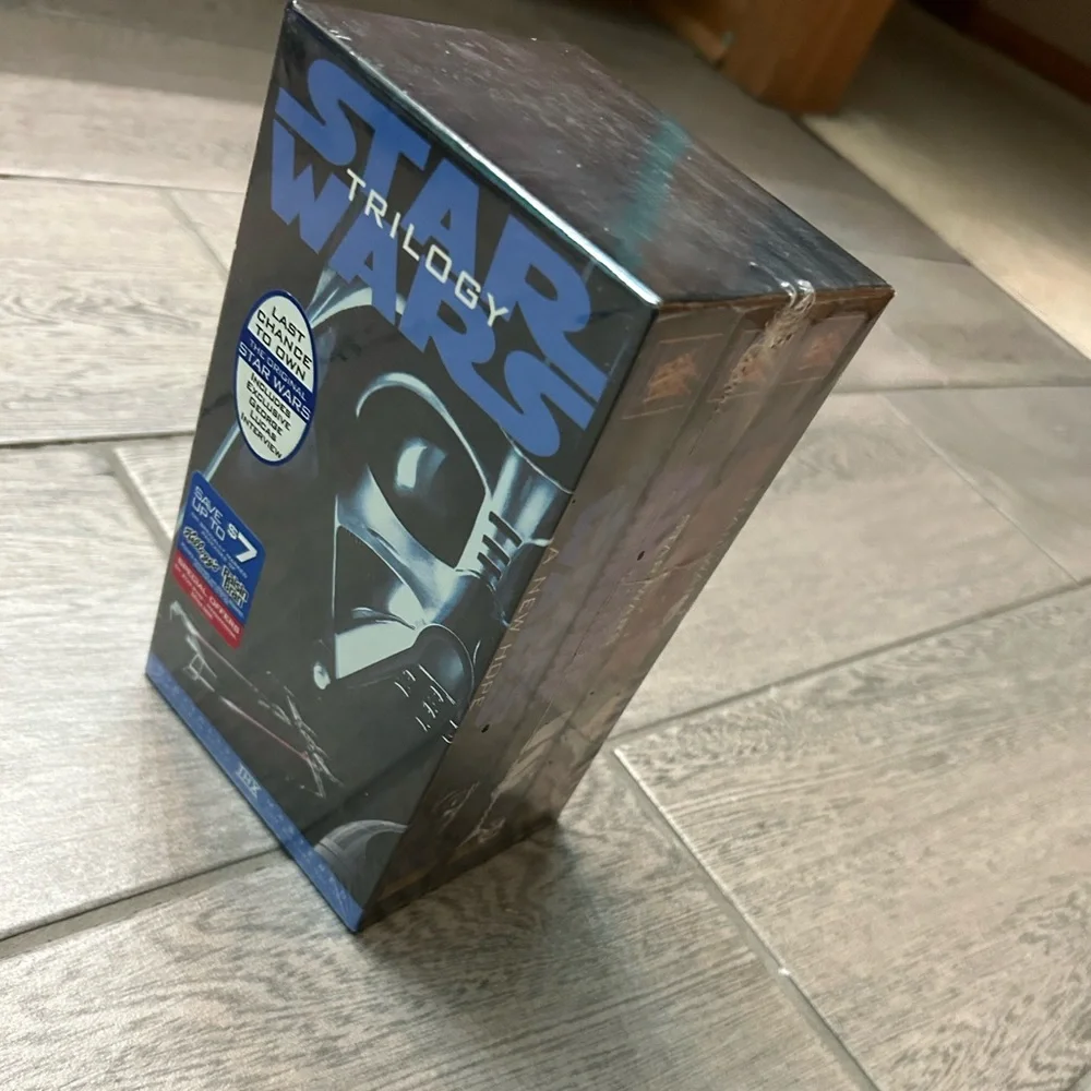 NWT Star Wars Trilogy VHS set NEW 3-Tape SEALED UNOPENED Original boxed set jedi